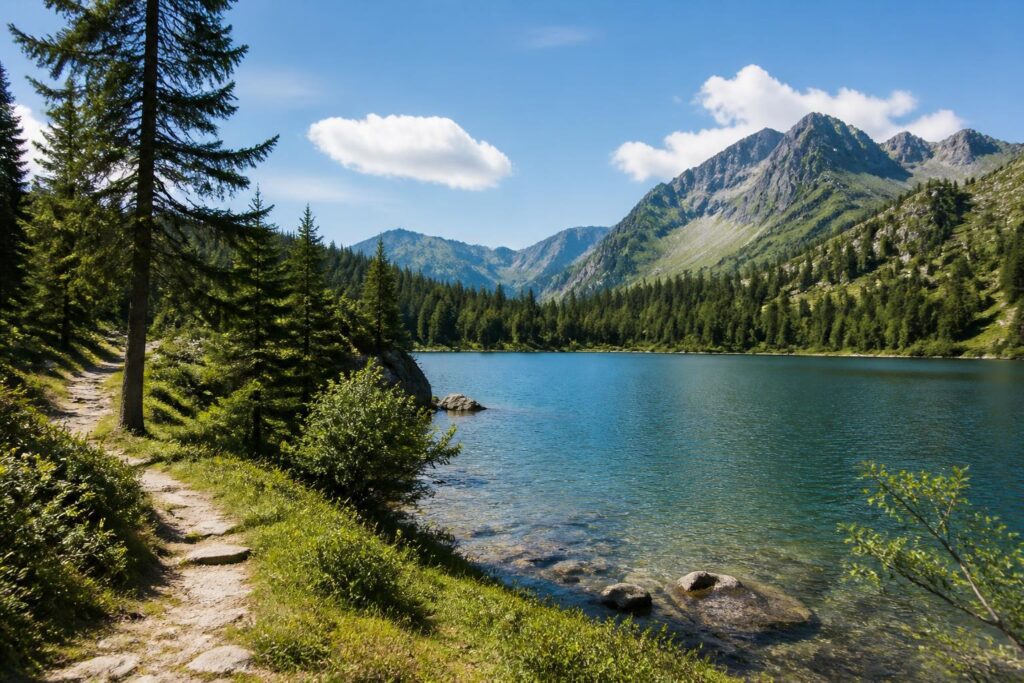 Naturnahe Seen zum Wandern in Oberösterreich und anderen Regionen Österreichs Ein See